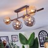 Chehalis Plafonnier, Boule lumineuse Noir, 5 lumières