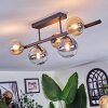 Chehalis Plafonnier, Boule lumineuse Noir, 5 lumières