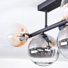 Chehalis Plafonnier, Boule lumineuse Noir, 5 lumières