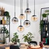 Gastor Suspension, Boule lumineuse, Suspension Noir, 6 lumières