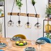 Koyoto Suspension, Boule lumineuse, Suspension Écru, Noir, 4 lumières