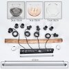 Koyoto Suspension, Boule lumineuse, Suspension Écru, Noir, 4 lumières