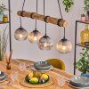 Koyoto Suspension, Boule lumineuse, Suspension Écru, Noir, 4 lumières