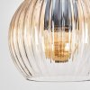 Koyoto Suspension, Boule lumineuse, Suspension Écru, Noir, 4 lumières