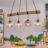 Koyoto Suspension, Boule lumineuse, Suspension Écru, Noir, 4 lumières