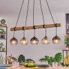 Koyoto Suspension, Boule lumineuse, Suspension Écru, Noir, 5 lumières