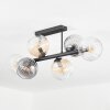 Koyoto Plafonnier, Boule lumineuse Ambre, Clair, Fumé, 6 lumières Koyoto Plafonnier, Boule lumineuse Ambre, Clair, Fumé, 6 lumières