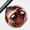 Koyoto Plafonnier, Boule lumineuse Bleu, Or, Vert, Cuivré, 6 lumières
