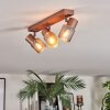 Nelar Plafonnier, Spot de plafond Bronze, Chrome, 3 lumières