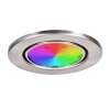 Osran Spot encastrable au plafond, Spot de plafond, Spot encastrable LED Nickel mat, 3 lumières, Télécommandes