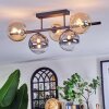 Chehalis Plafonnier, Boule lumineuse Noir, 5 lumières