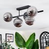 Chehalis Plafonnier, Boule lumineuse Noir, 5 lumières
