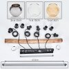 Koyoto Suspension, Boule lumineuse, Suspension Écru, Noir, 4 lumières