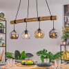 Koyoto Suspension, Boule lumineuse, Suspension Écru, Noir, 4 lumières