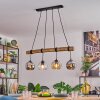 Koyoto Suspension, Boule lumineuse, Suspension Écru, Noir, 4 lumières