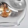 Ripoll Plafonnier, Boule lumineuse Chrome, Clair, Fumé, 3 lumières