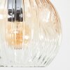 Ripoll Plafonnier, Boule lumineuse Ambre, Clair, Fumé, 6 lumières