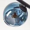 Koyoto Plafonnier, Boule lumineuse Bleu, Or, Vert, 5 lumières