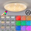 Peran Plafonnier LED Blanc, 1 lumière, Changeur de couleurs