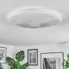 Peran Plafonnier LED Blanc, 1 lumière, Changeur de couleurs