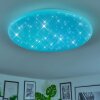 Peran Plafonnier LED Blanc, 1 lumière, Changeur de couleurs