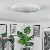 Peran Plafonnier LED Blanc, 1 lumière