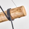 Ripoll Suspension, Boule lumineuse, Suspension Écru, Noir, 5 lumières