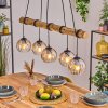 Koyoto Suspension, Boule lumineuse, Suspension Écru, Noir, 5 lumières