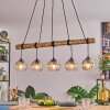 Koyoto Suspension, Boule lumineuse, Suspension Écru, Noir, 5 lumières
