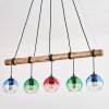 Koyoto Suspension, Boule lumineuse, Suspension Écru, Noir, 5 lumières