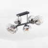 Ripoll Plafonnier, Boule lumineuse Clair, Fumé, 6 lumières