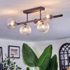 Chehalis Plafonnier, Boule lumineuse Clair, 5 lumières