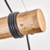 Ripoll Suspension, Boule lumineuse, Suspension Écru, Noir, 4 lumières