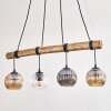 Ripoll Suspension, Boule lumineuse, Suspension Écru, Noir, 4 lumières