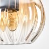 Koyoto Suspension, Boule lumineuse, Suspension Écru, Noir, 4 lumières