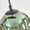Ripoll Suspension, Boule lumineuse, Suspension Écru, Noir, 4 lumières