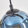 Koyoto Suspension, Boule lumineuse, Suspension Écru, Noir, 4 lumières