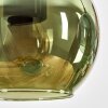 Koyoto Suspension, Boule lumineuse, Suspension Écru, Noir, 4 lumières