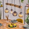 Koyoto Suspension, Boule lumineuse, Suspension Écru, Noir, 4 lumières