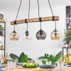 Koyoto Suspension, Boule lumineuse, Suspension Écru, Noir, 4 lumières