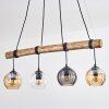 Koyoto Suspension, Boule lumineuse, Suspension Écru, Noir, 4 lumières