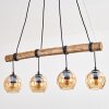 Koyoto Suspension, Boule lumineuse, Suspension Écru, Noir, 4 lumières