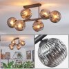 Ripoll Plafonnier, Boule lumineuse Fumé, 6 lumières