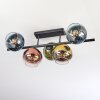 Koyoto Plafonnier, Boule lumineuse Bleu, Or, Vert, Clair, Cuivré, 5 lumières