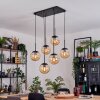 Gastor Suspension, Boule lumineuse, Suspension Noir, 6 lumières