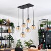 Gastor Suspension, Boule lumineuse, Suspension Noir, 6 lumières