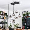 Gastor Suspension, Boule lumineuse, Suspension Noir, 6 lumières