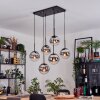 Gastor Suspension, Boule lumineuse, Suspension Noir, 6 lumières