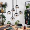 Gastor Suspension, Boule lumineuse, Suspension Noir, 6 lumières