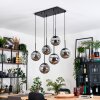 Gastor Suspension, Boule lumineuse, Suspension Noir, 6 lumières